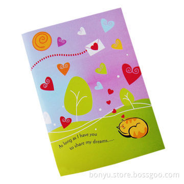 Birthday greeting card, customized designs are accepted